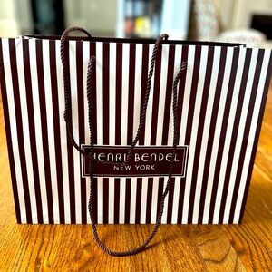Henri Bendel Large Shopping Bag. Mailed with Purchase from HB- Mint Condition